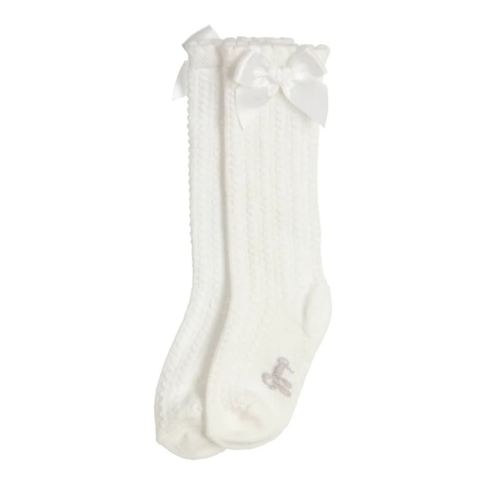 Gymp Knee socks Kite - White