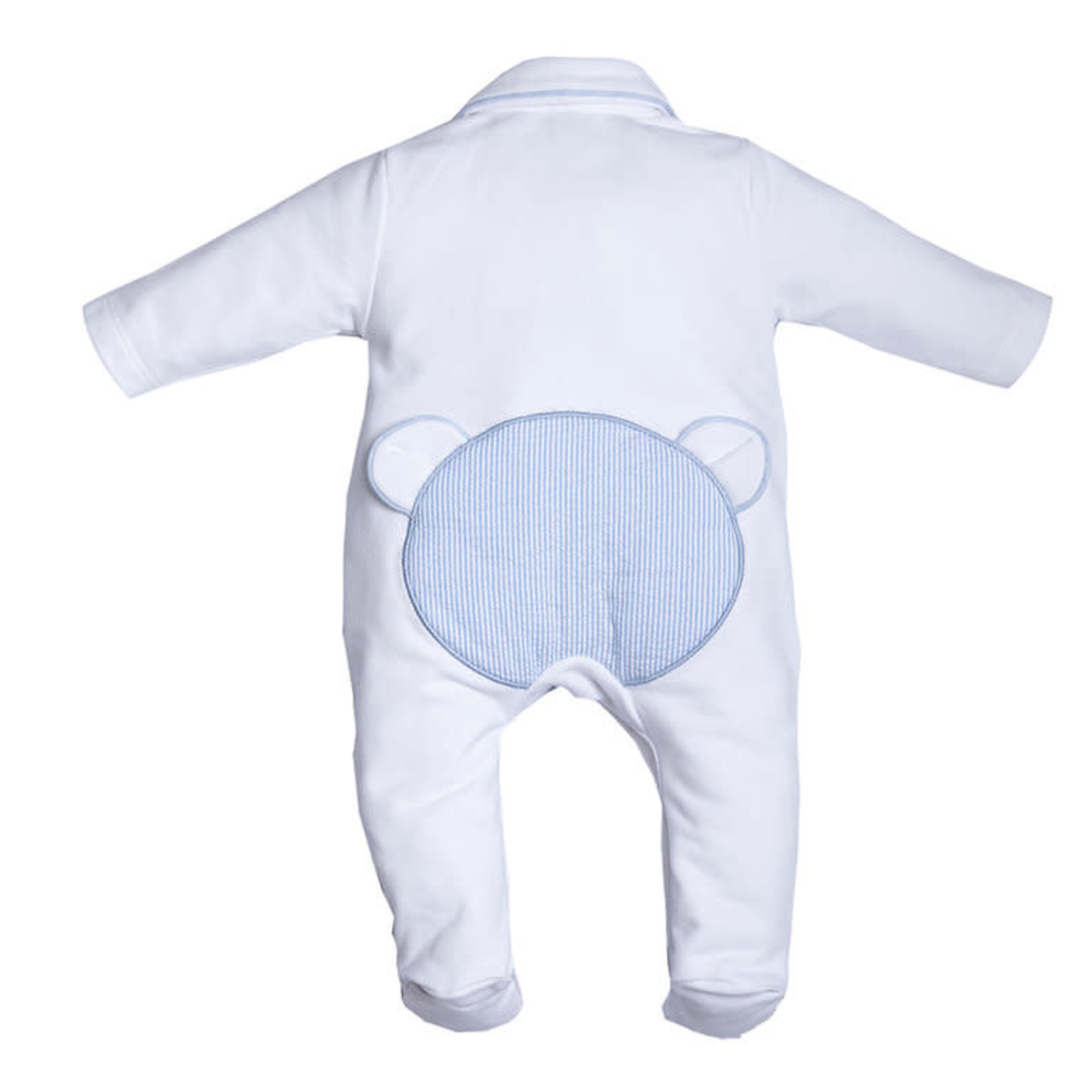 First White/azzuro blue rompersuit 5603115