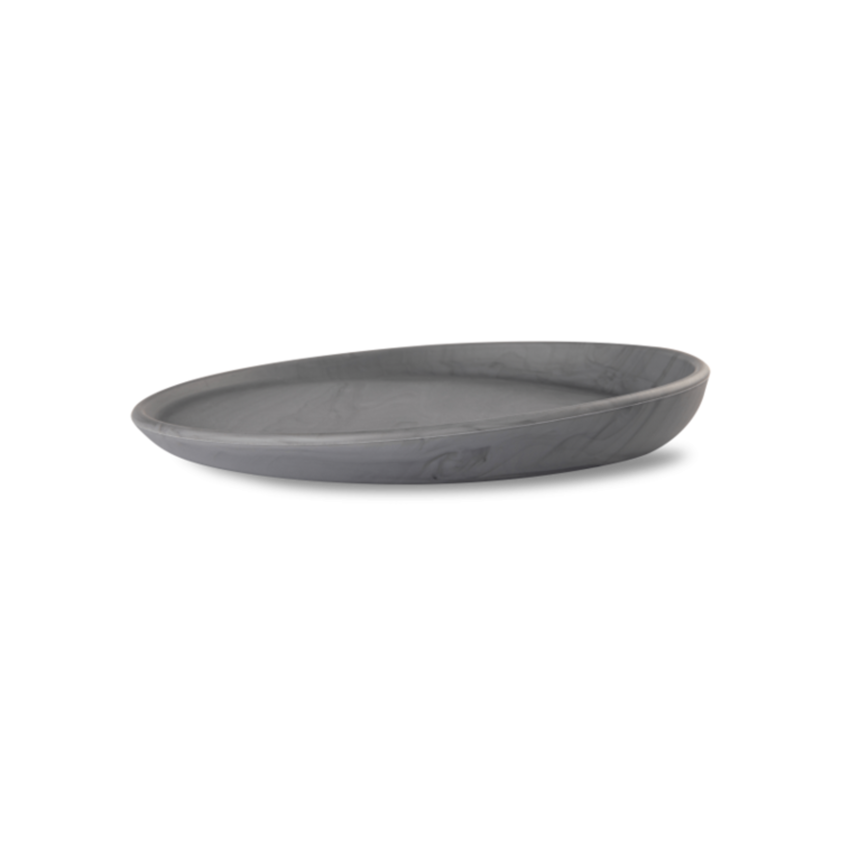 Eeveve PLATE LARGE SILICONE - MARBLE - GRANITE GRAY