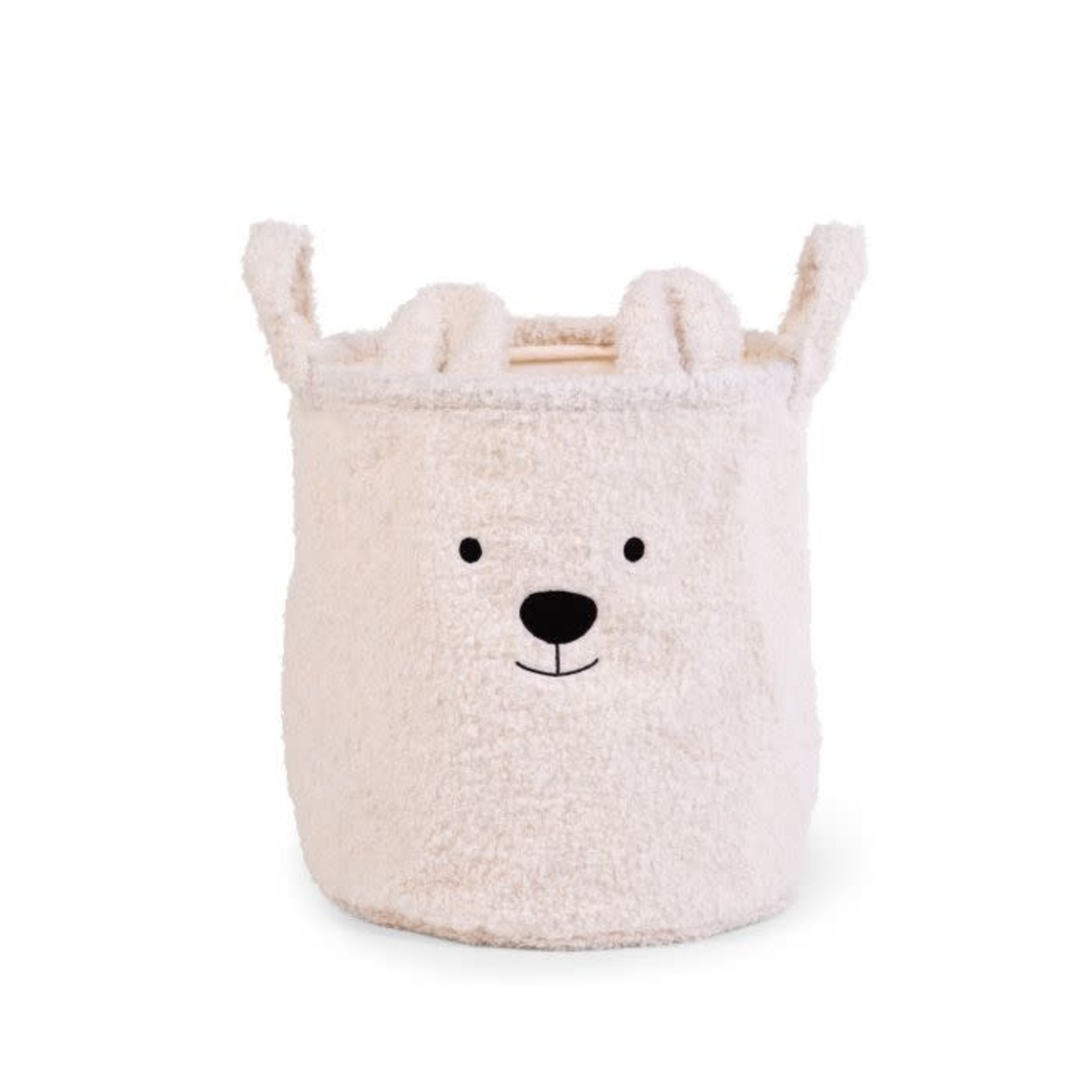 Childhome OPBERGMAND - 30X30X30 CM - TEDDY - ECRU