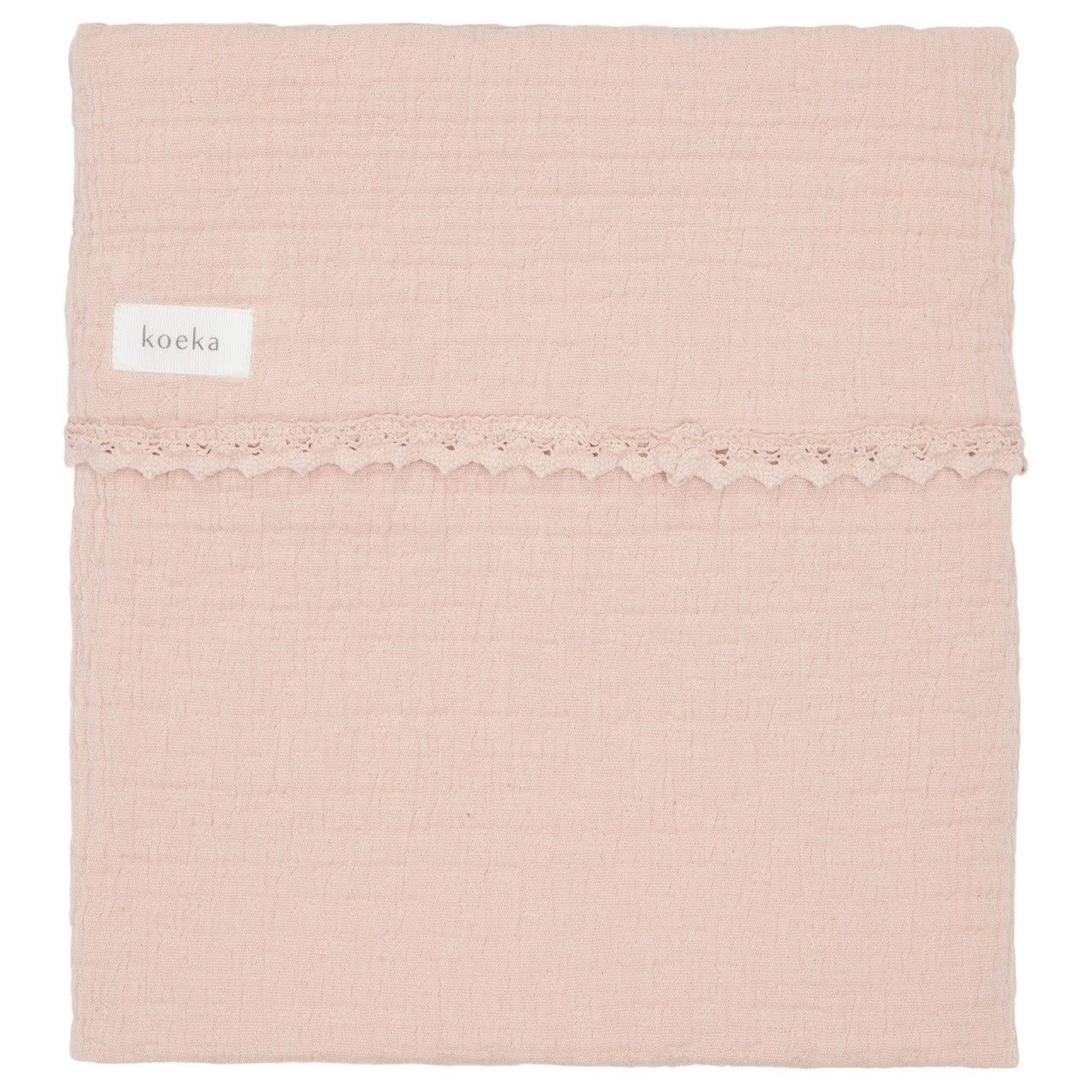 Koeka wiegdeken lace elba rosa salt