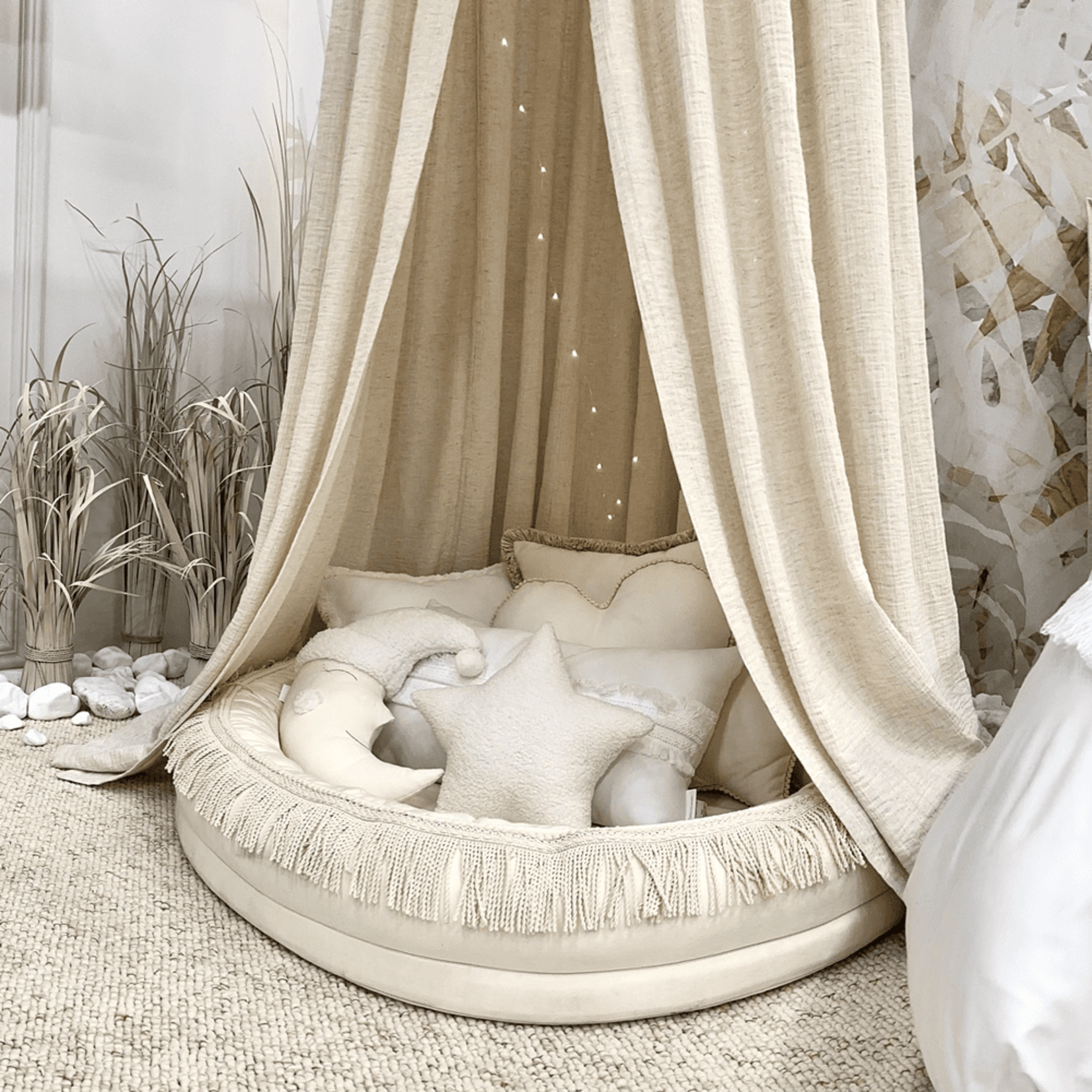 Cotton&Sweets Boho Twist Junior Nest Vanilla