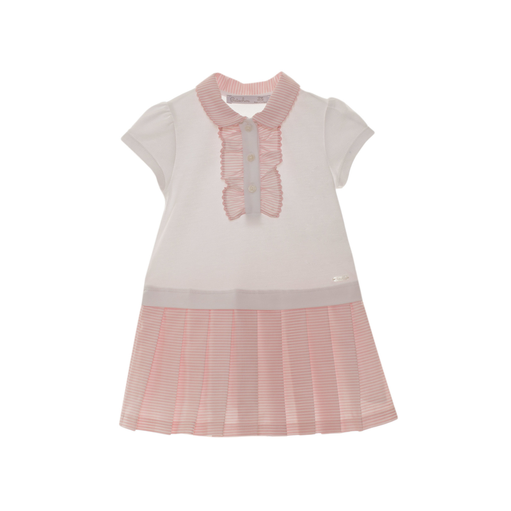 Patachou GIRL DRESS - KNIT PINK MINI