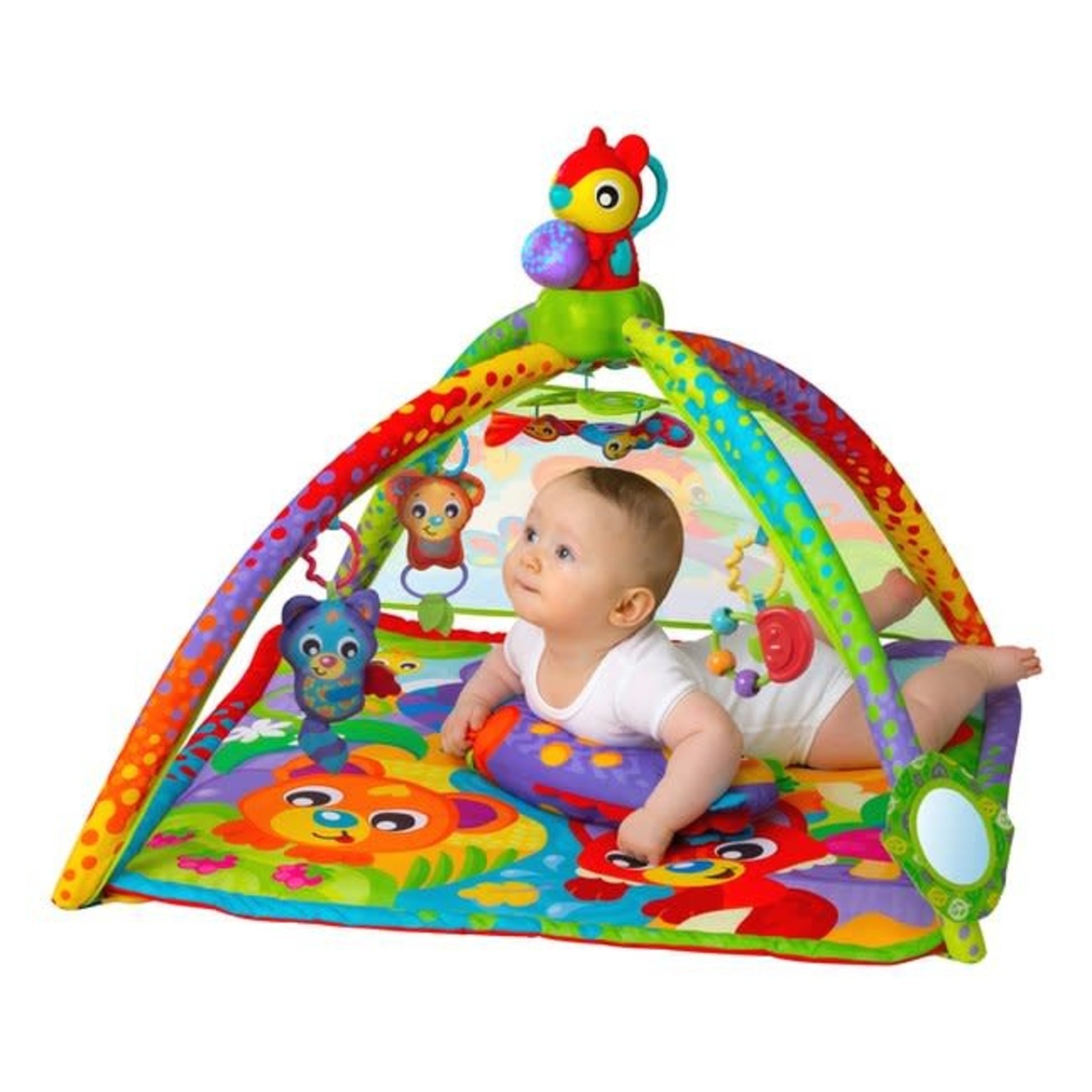 Playgro Speeltapijt Woodlands Music and Lights Projector Gym