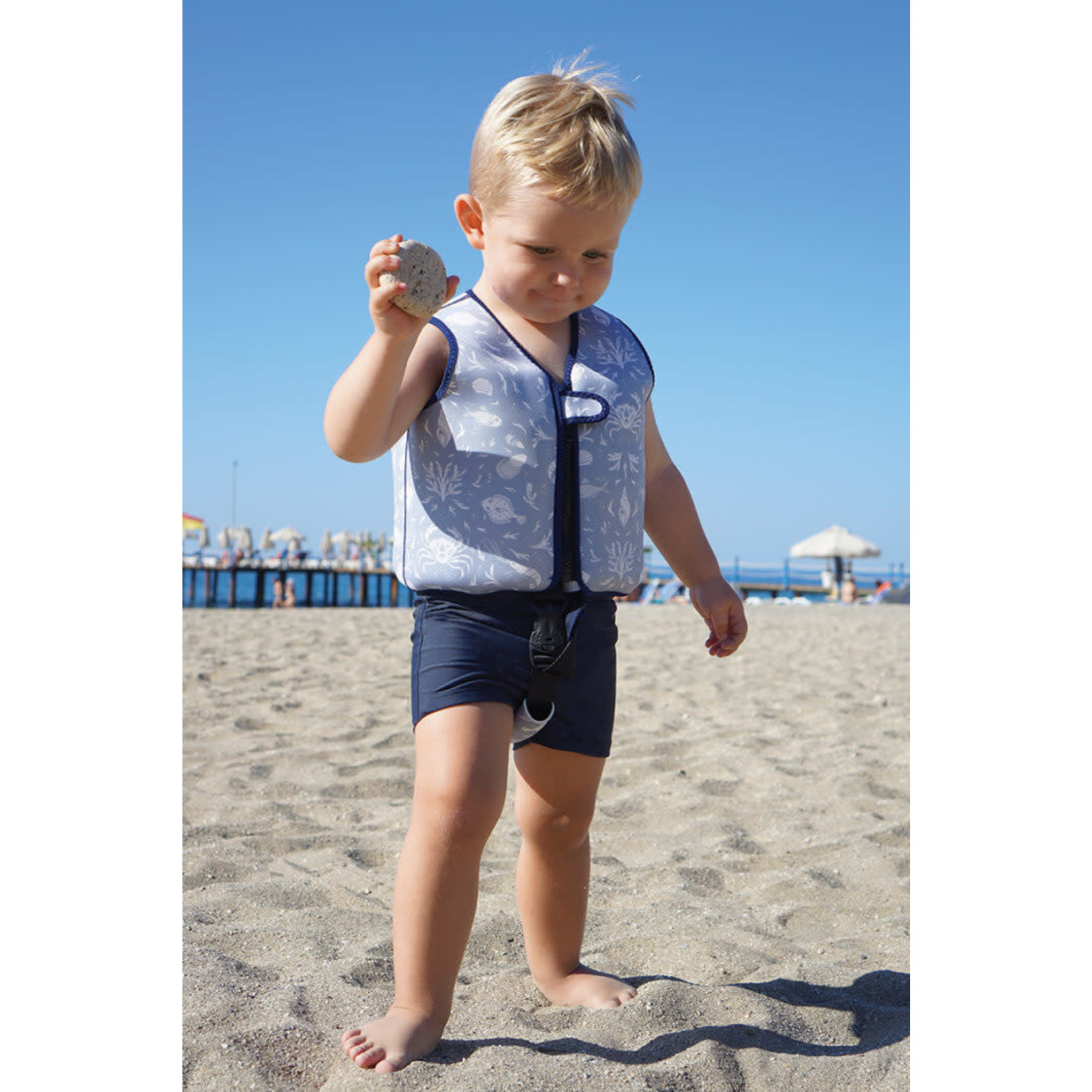 Filibabba Swim vest 3-4y - Nordic Ocean Mono