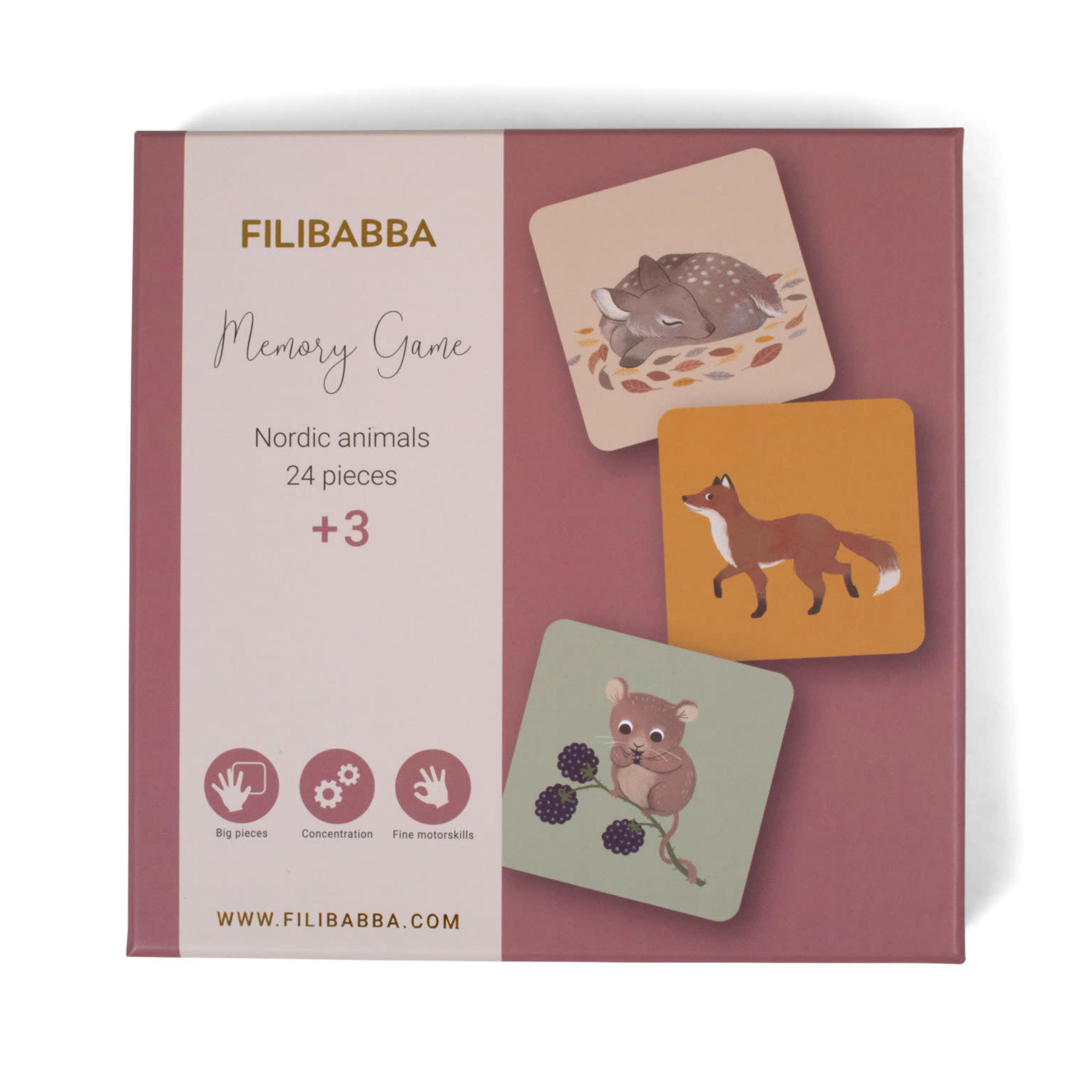 Filibabba Memory game - Nordic animals