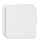 Jollein Aankleedkussenhoes badstof 50x70cm white (2pack)