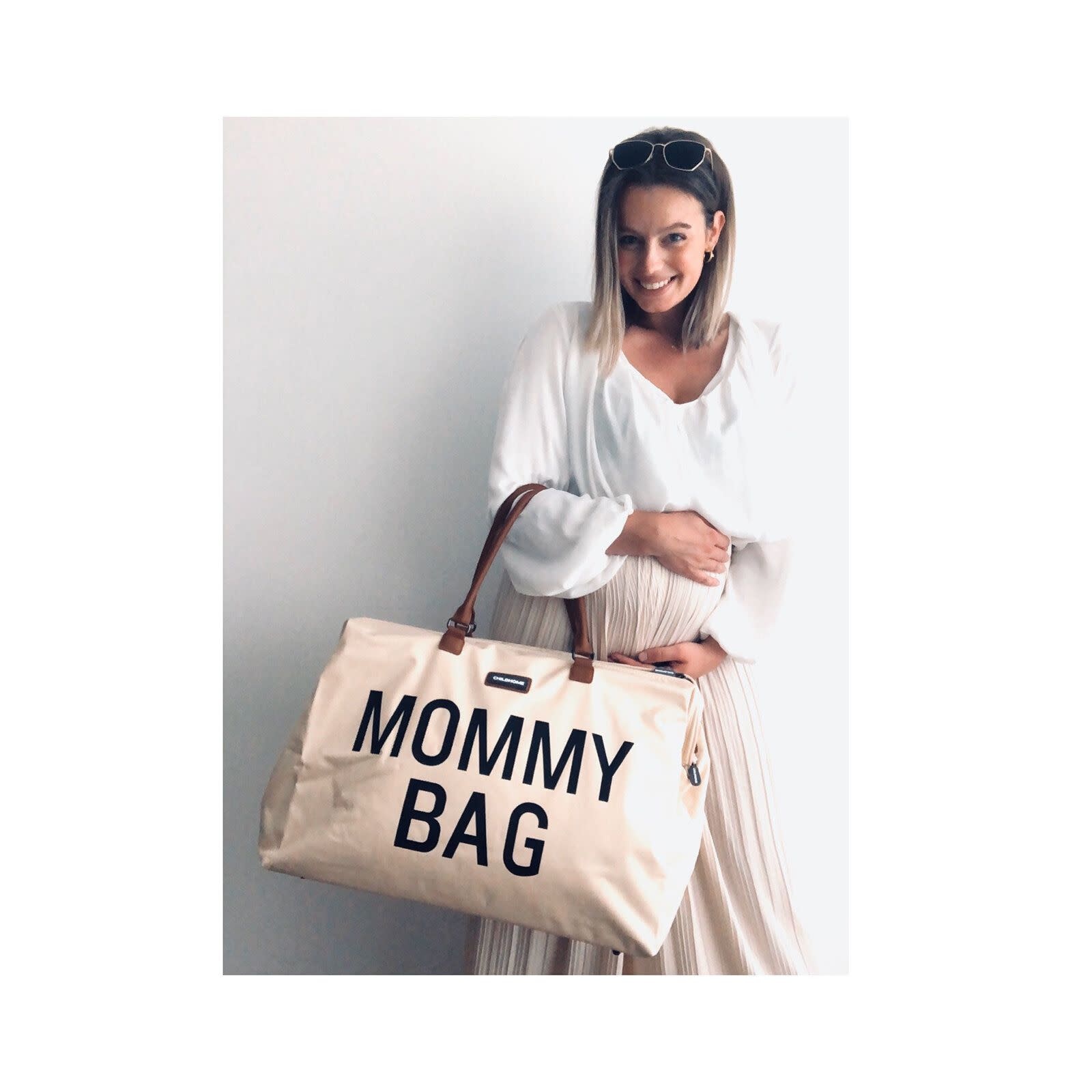 Dokter Het is goedkoop Hangen Childhome MOMMY BAG ® VERZORGINGSTAS - ECRU ZWART - Bloombay - Babies & Kids