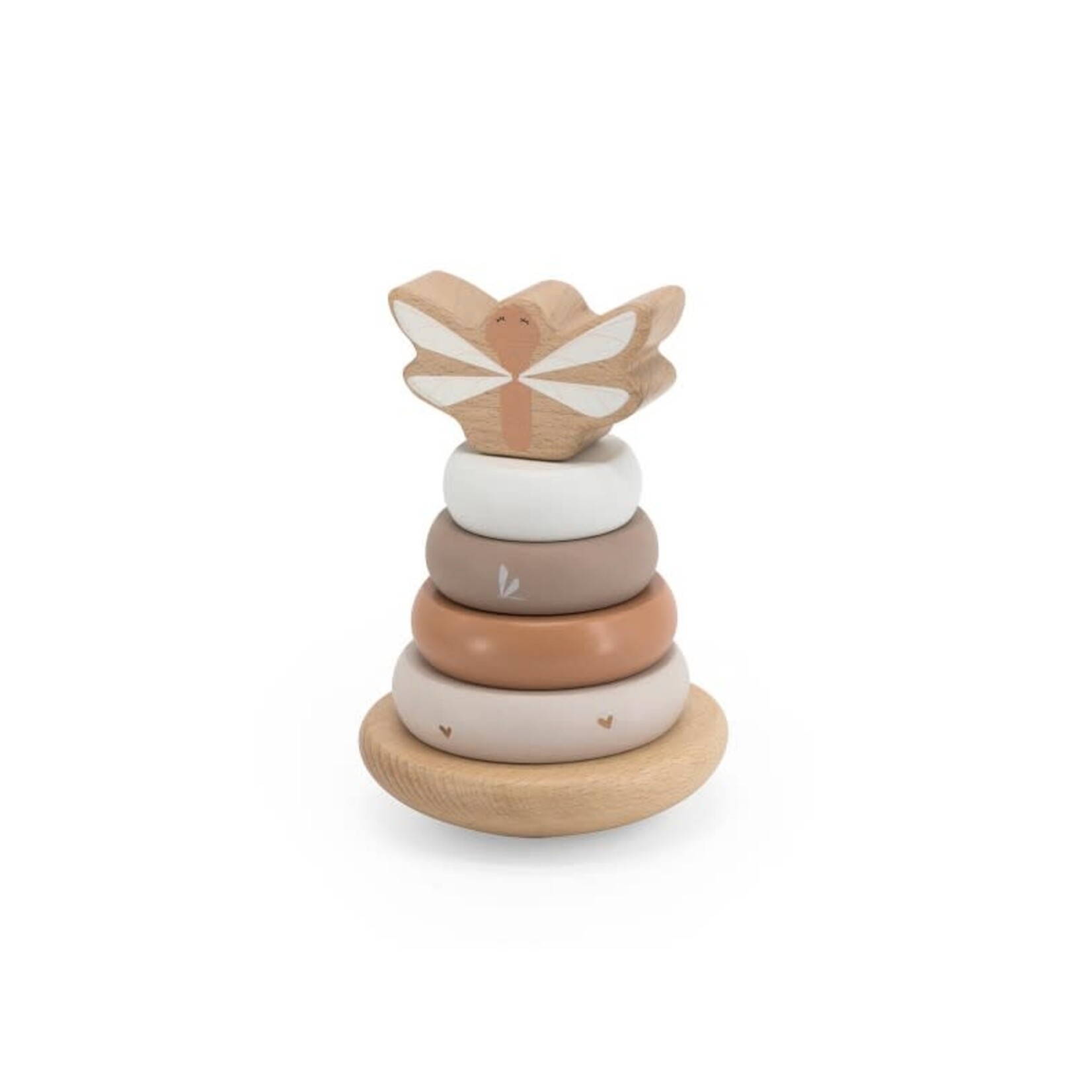 Label label STACKING RINGS BALANCE - NOUGAT