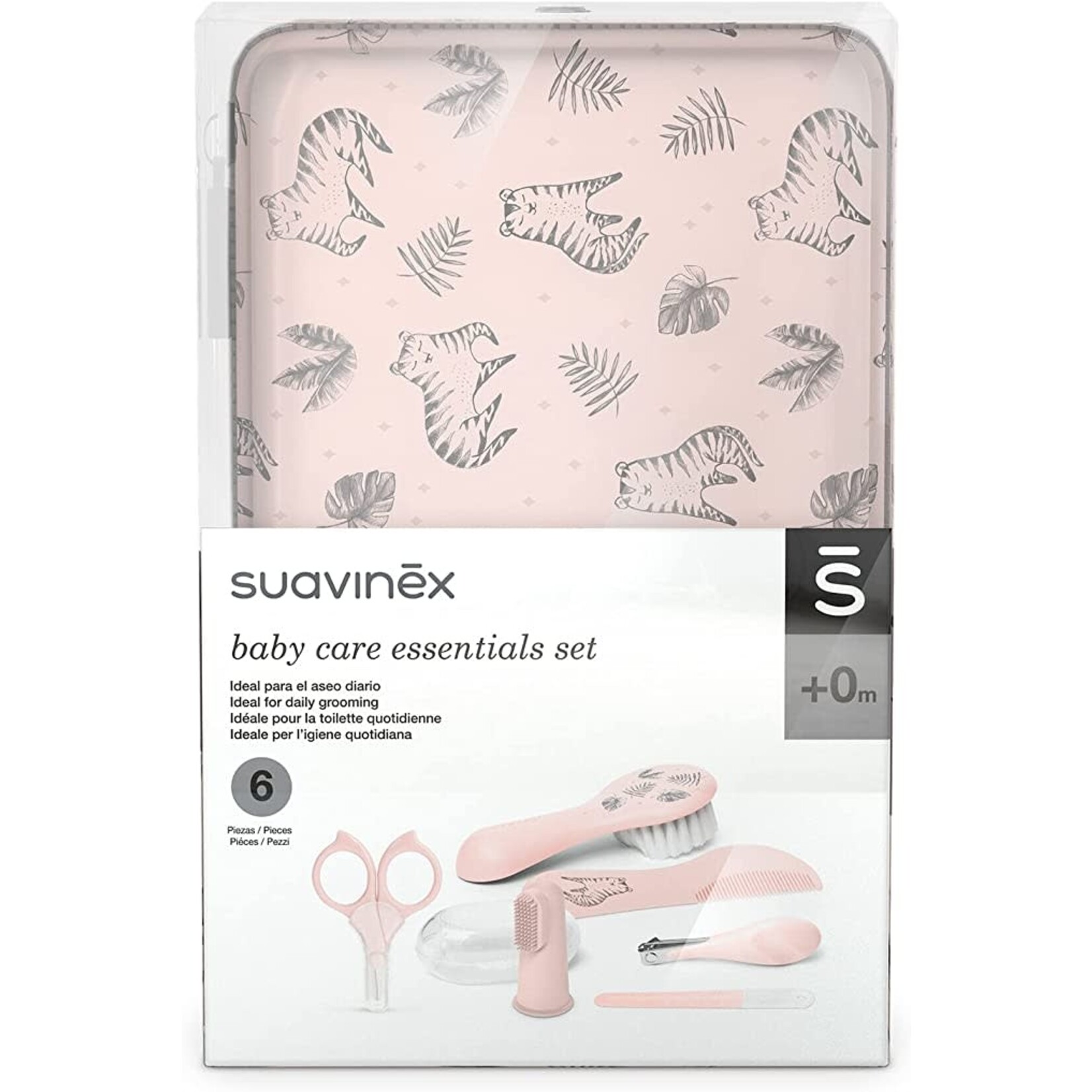 Suavinex HYGGE - HYGIENE - Manicure Set - Girl cat pink