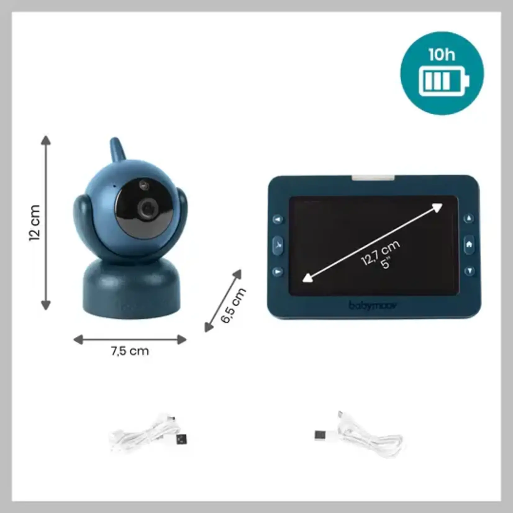 Babymoov Yoo-Master 360° gemotoriseerde videobabyfoon