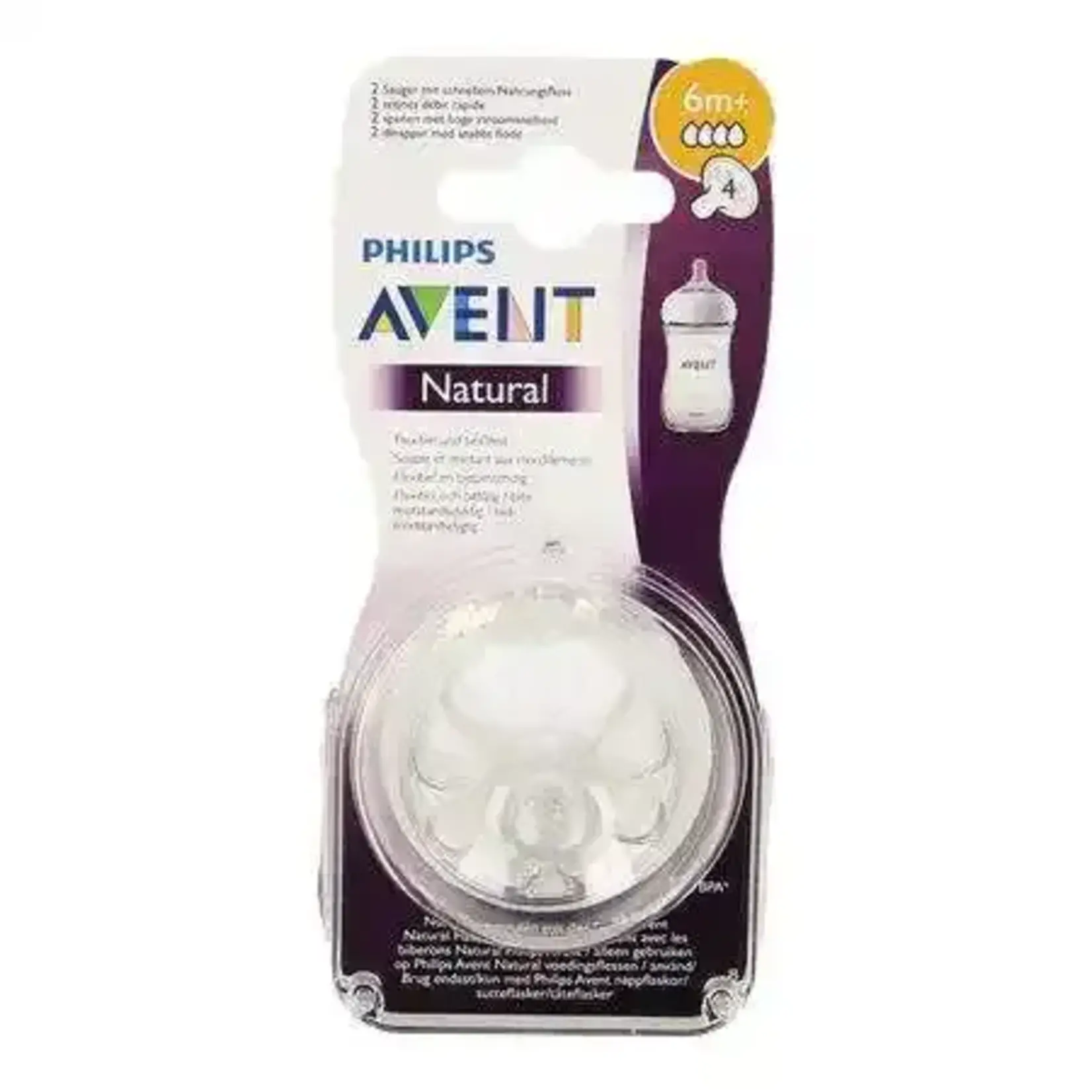 Avent Natural zuigspeen nr4 medium