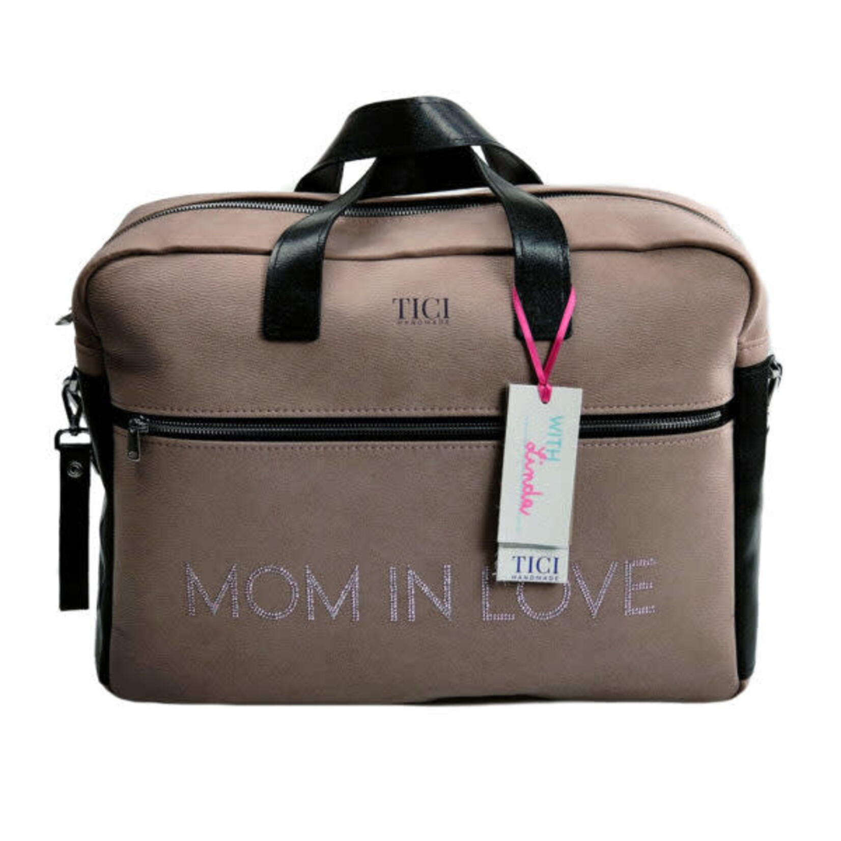 TICI Handmade Mommy Bag modello Asia – Borsa Passeggino Marrone