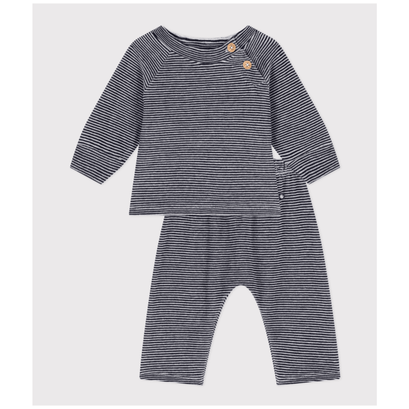 Petit Bateau ENSEMBLE 2 PIECES-SMOKING/MARSHMALLOW