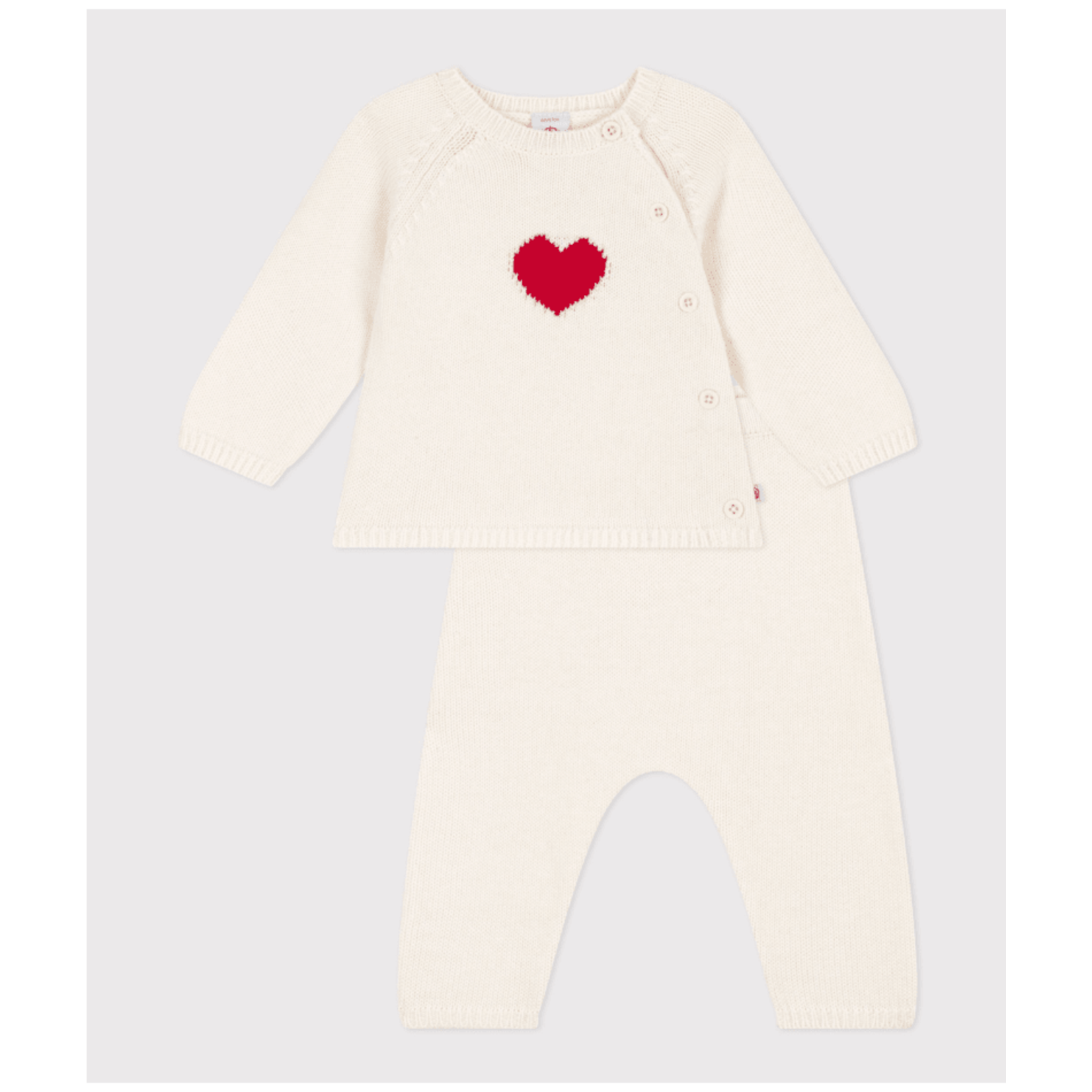 Petit Bateau ENSEMBLE 2 PIECES-MARSHMALLOW/CORRIDA