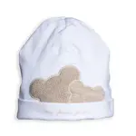 First white/beige bonnet