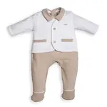 First white/beige rompersuit London