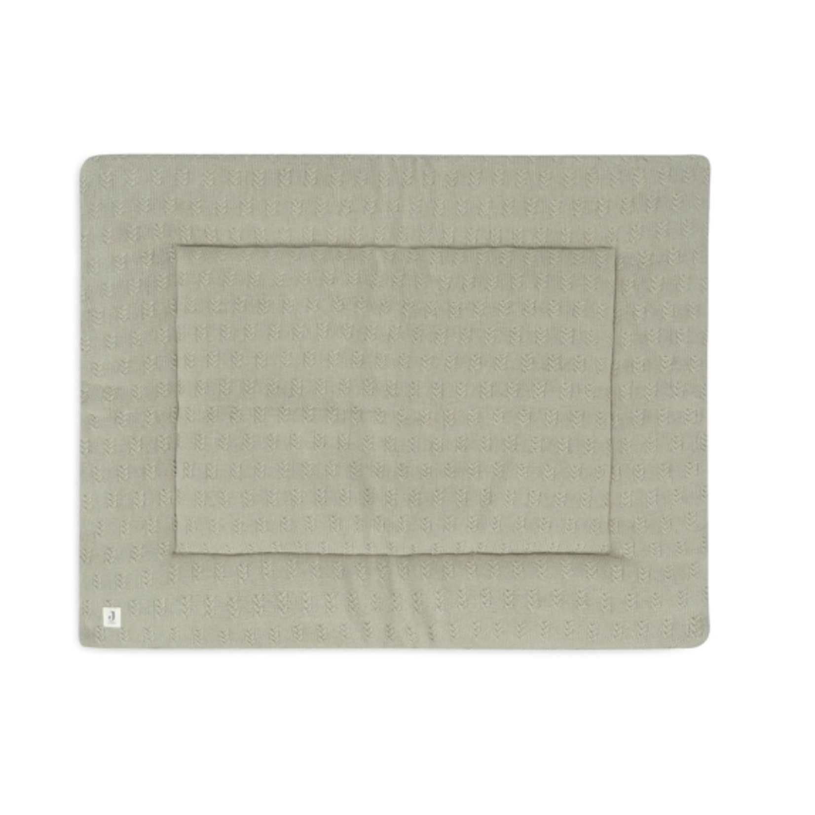 Jollein Boxkleed 75x95cm Grain Knit Olive Green