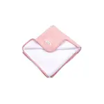 Poetree kids WIEGDEKEN GEVOERD CHEVRON PINK MELANGE