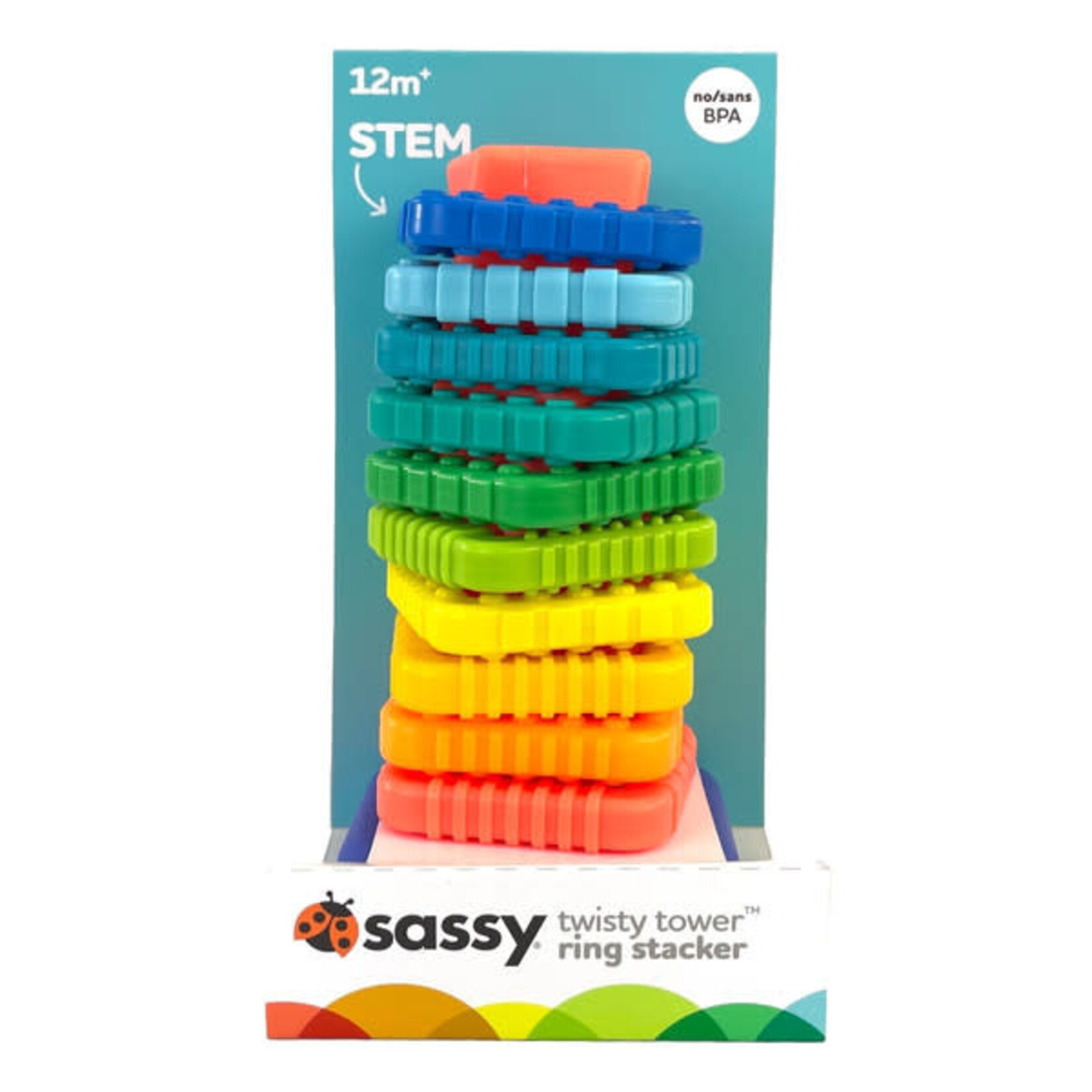 Sassy Twisty towers ring stacker