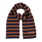 Natini SCARF STRIPES-BLUE-COGNAC