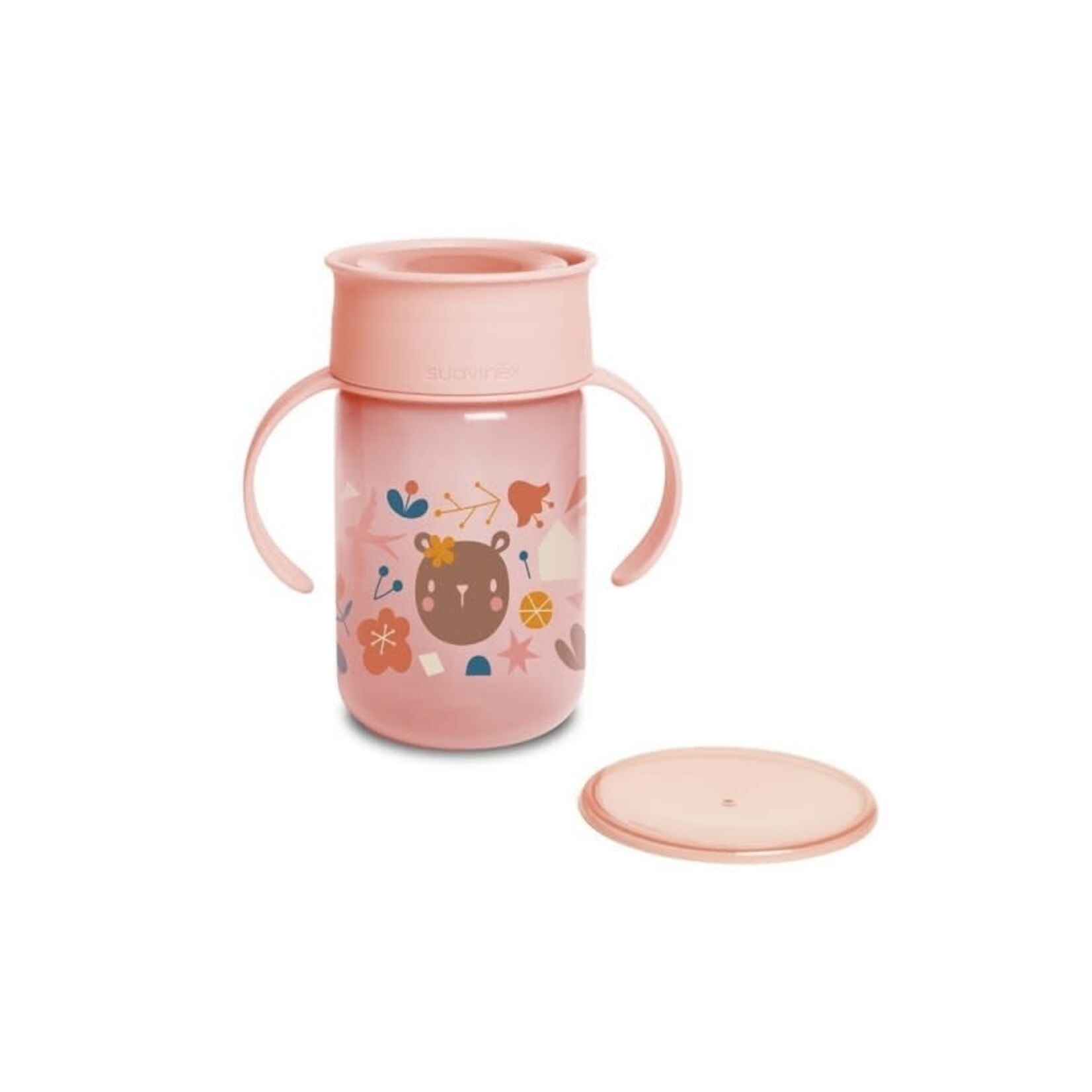 Suavinex FEEDING - FOREST - 360 TRAINER CUP - PINK