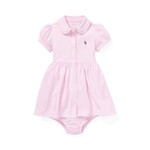 Ralph Lauren SOLID OXFORD-DRESSES-KNIT-CARMEL PINK