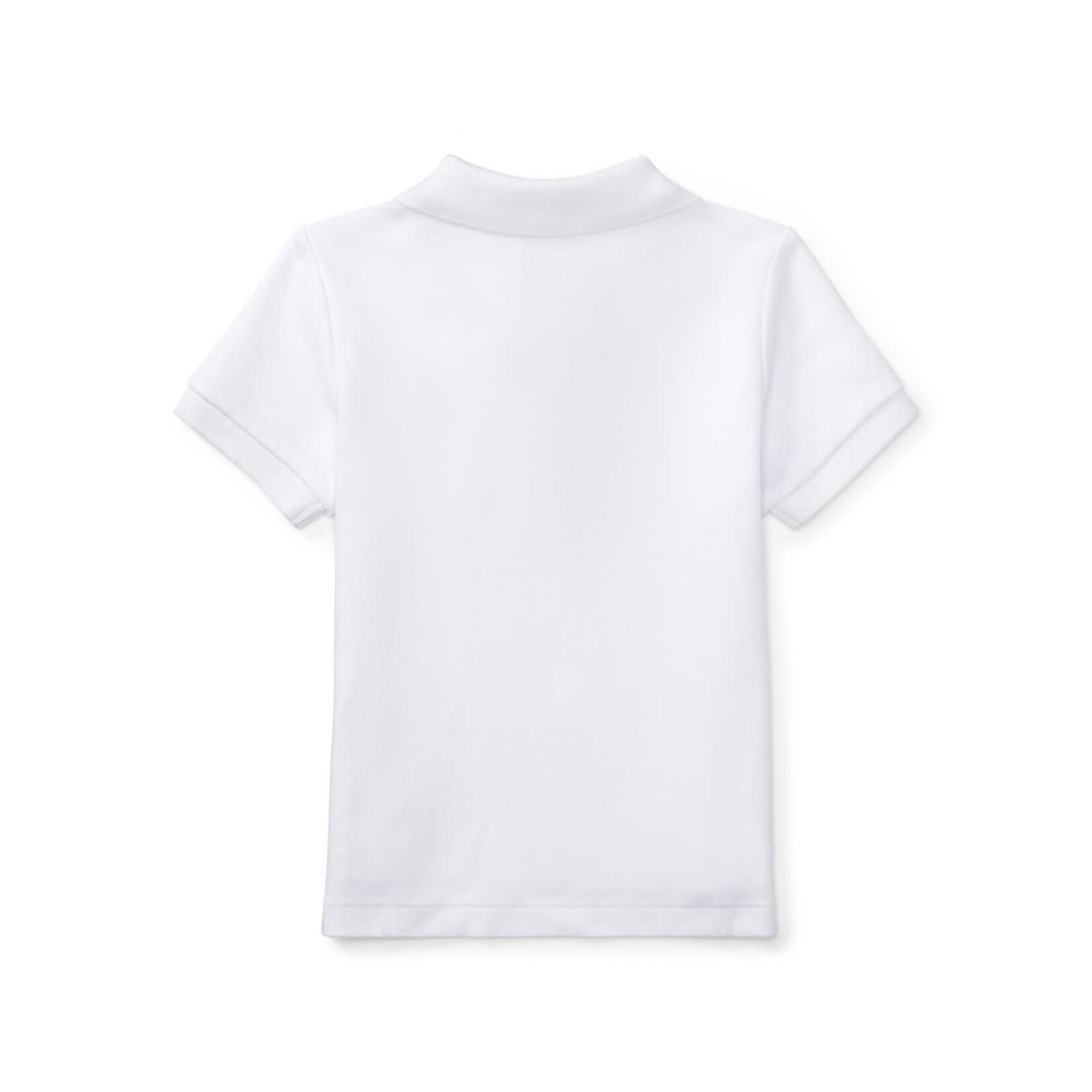 Ralph Lauren BOY POLO-TOPS-KNIT-WHITE