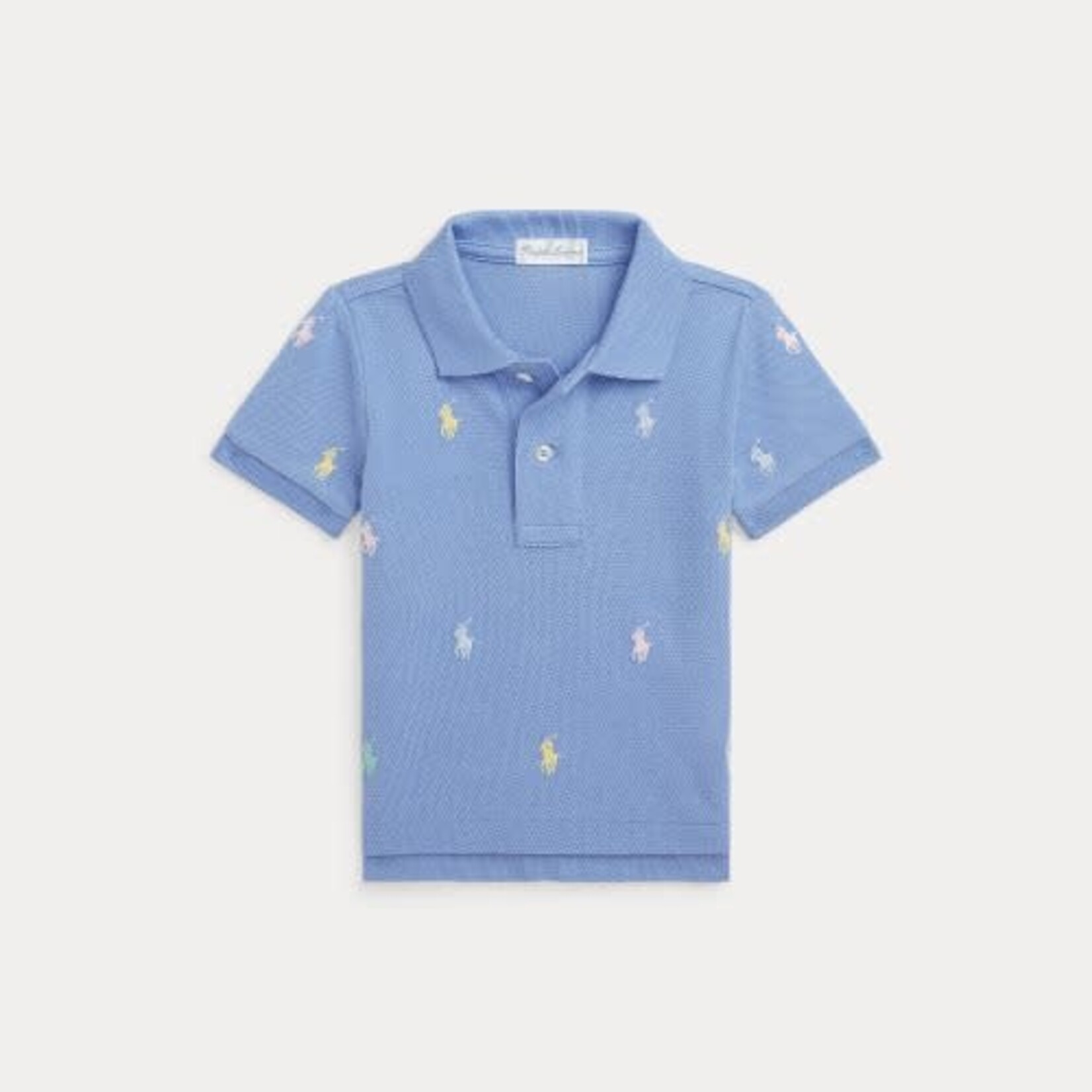 Ralph Lauren SSKCM2-KNIT SHIRTS-POLO SHIRT-HARBOR ISLAND BLUE SP24