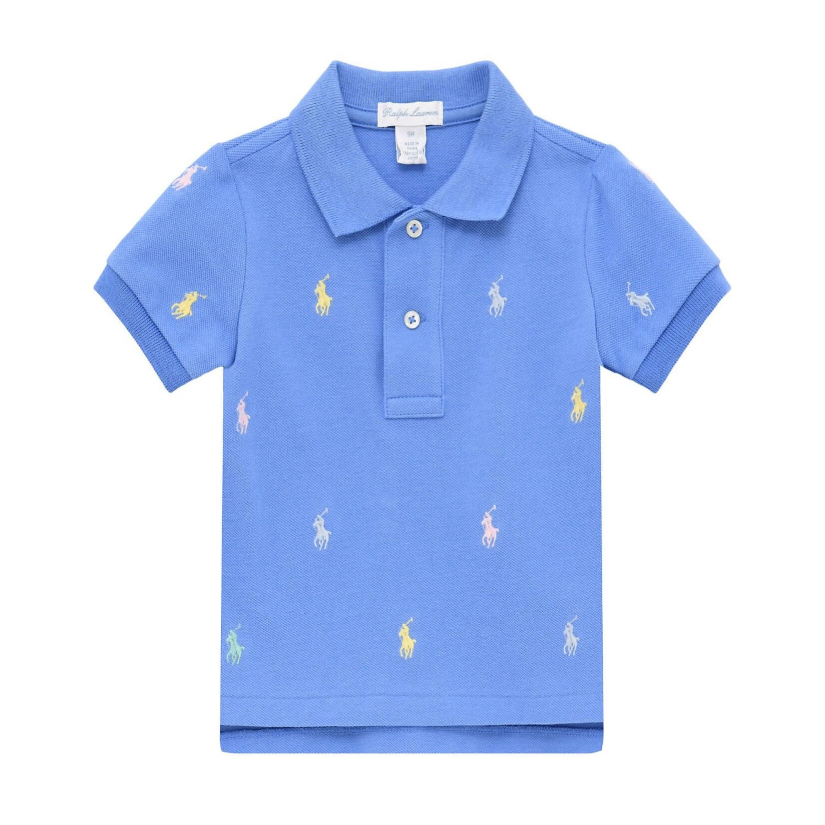Ralph Lauren SSKCM2-KNIT SHIRTS-POLO SHIRT-HARBOR ISLAND BLUE SP24