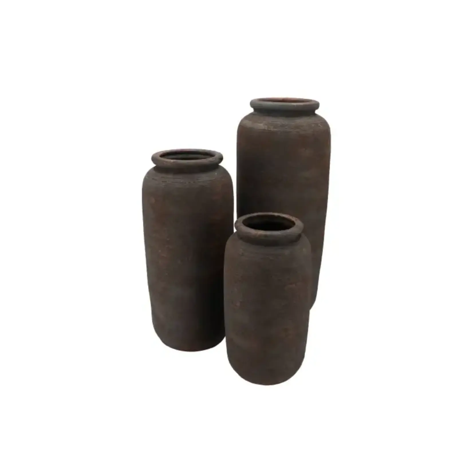 Grey Jug vase 36cm h - 20cm w
