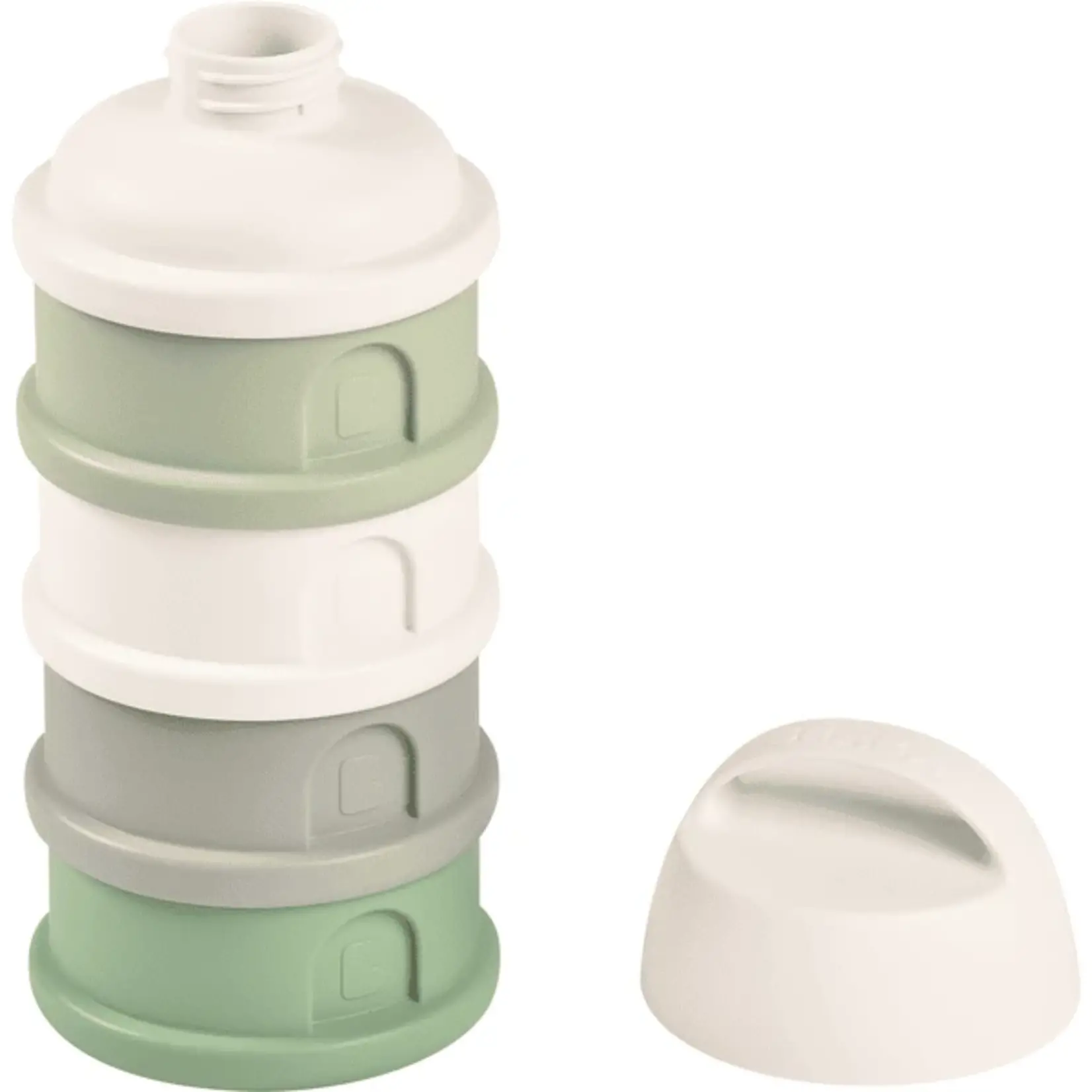 Béaba BEABA ® Melkpoeder doseerdoos Cotton wit/ saliegroen