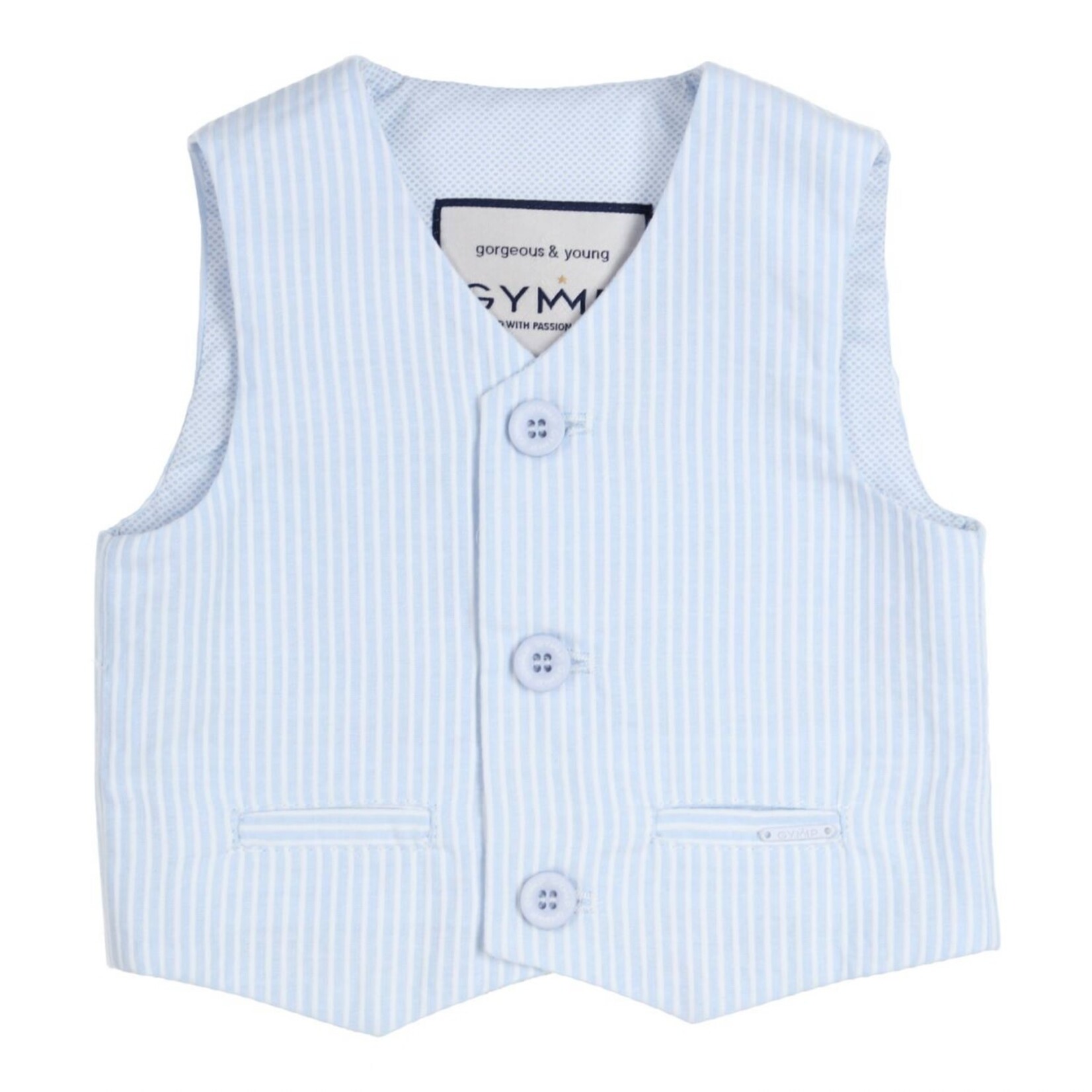 Gymp Gilet Raya_Light Blue - White_24