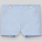 Paz Rodriguez WOVEN NEWBORN SHORT "LECER"_Sky Blue_801 T1781