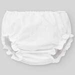 Paz Rodriguez WOVEN NEWBORN BLOOMERS "AURA"_White_01 T1777