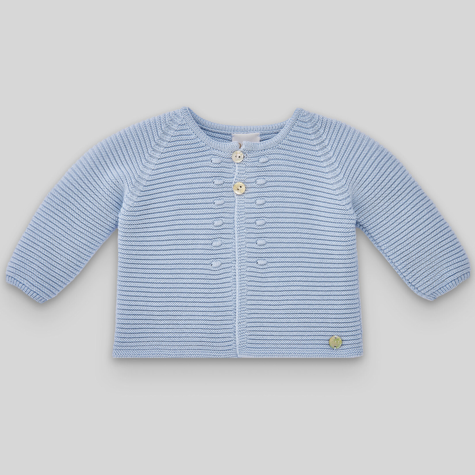 Paz Rodriguez KNIT NEWBORN CARDIGAN "ESENCIAL"_Sky Blue_801 H82