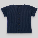 Paz Rodriguez KNIT NEWBORN SWEATER "ALELI"_Navy Blue_29 H82