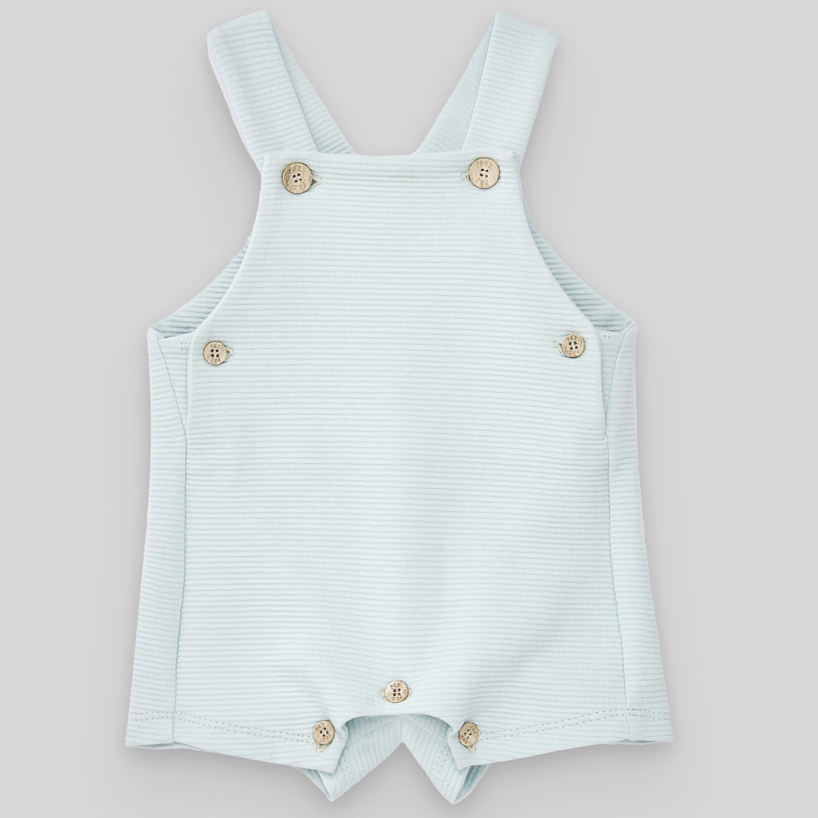 Paz Rodriguez KNIT NEWBORN ROMPER  "LAGO"_Seaside Blue_091 T1735_1