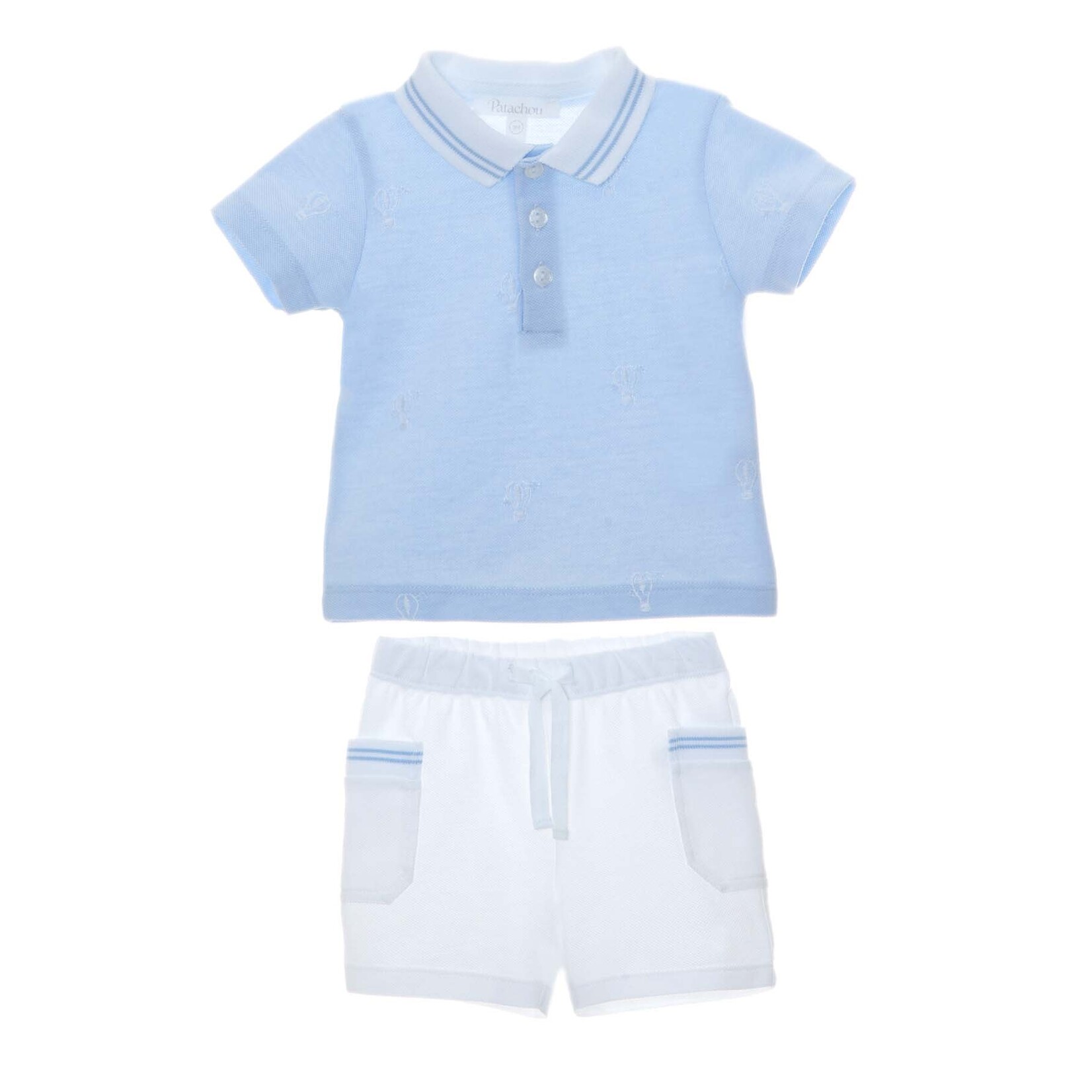 Patachou CONJUNTO (SHORTS+POLO) NB BLUE - VERÃO 2024