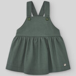 Paz Rodriguez WOVEN NEWBORN DRESS "TRAVIATA"_Pine Green