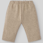 Paz Rodriguez KNIT NEWBORN TROUSERS "BALLET"_Light Brown