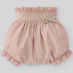 Paz Rodriguez WOVEN NEWBORN BLOOMERS "BALLET"_Misty Pink