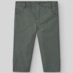 Paz Rodriguez WOVEN NEWBORN TROUSERS "TRAVIATA"_Pine Green