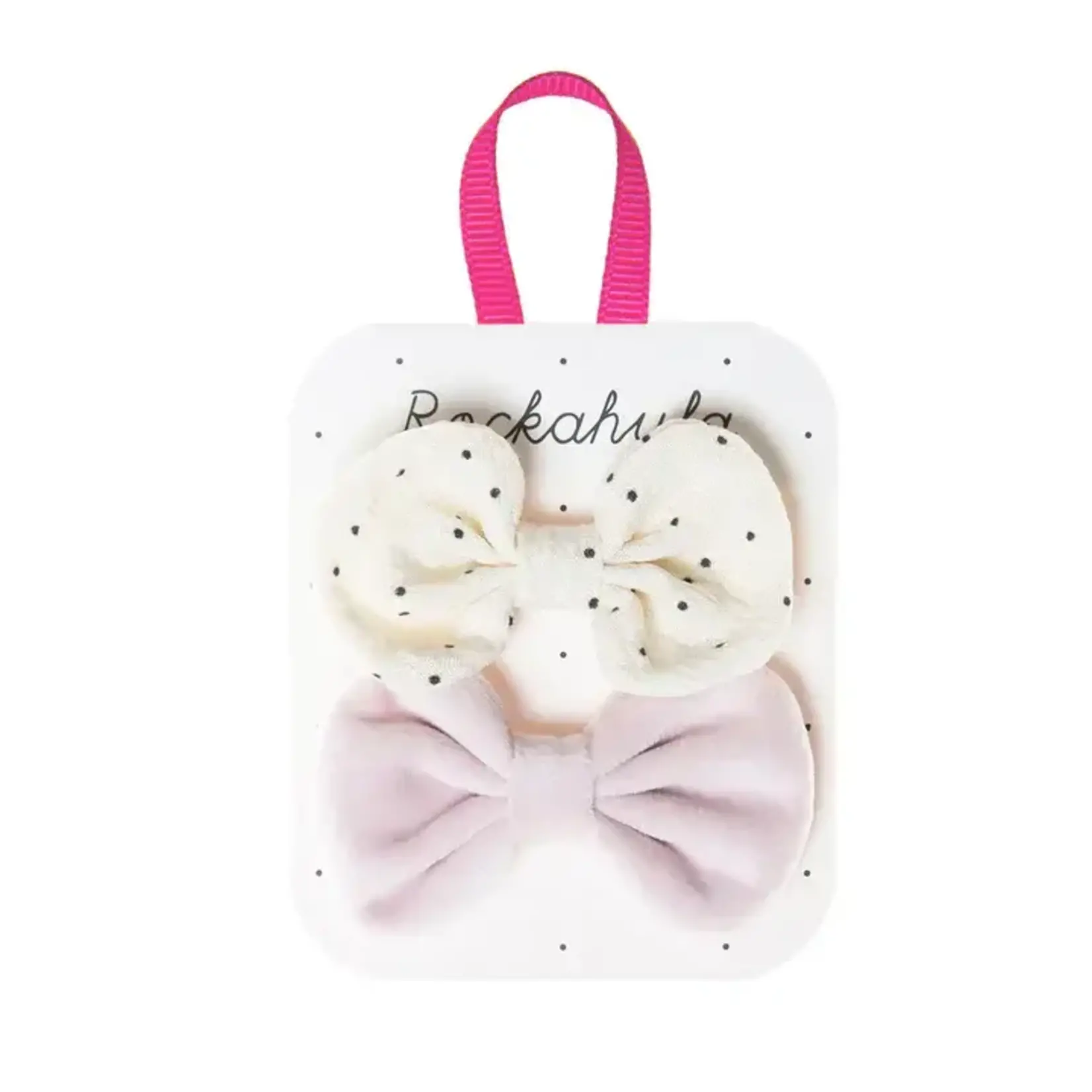 Rockahula Kids Mini Dotty and Velvet Bow Clips