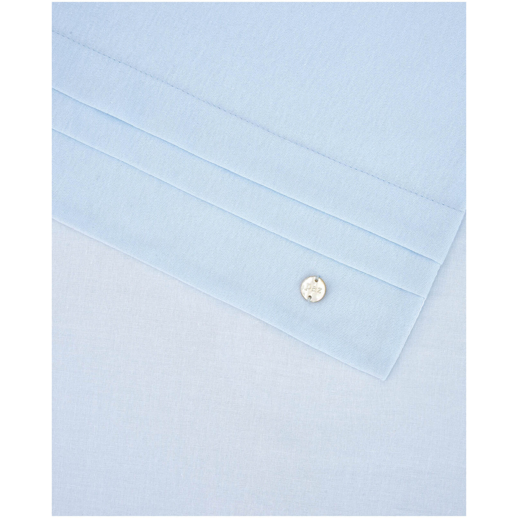 Paz Rodriguez KNIT NEWBORN BLANKET "ESENCIAL"_Chalk Blue_80 T162