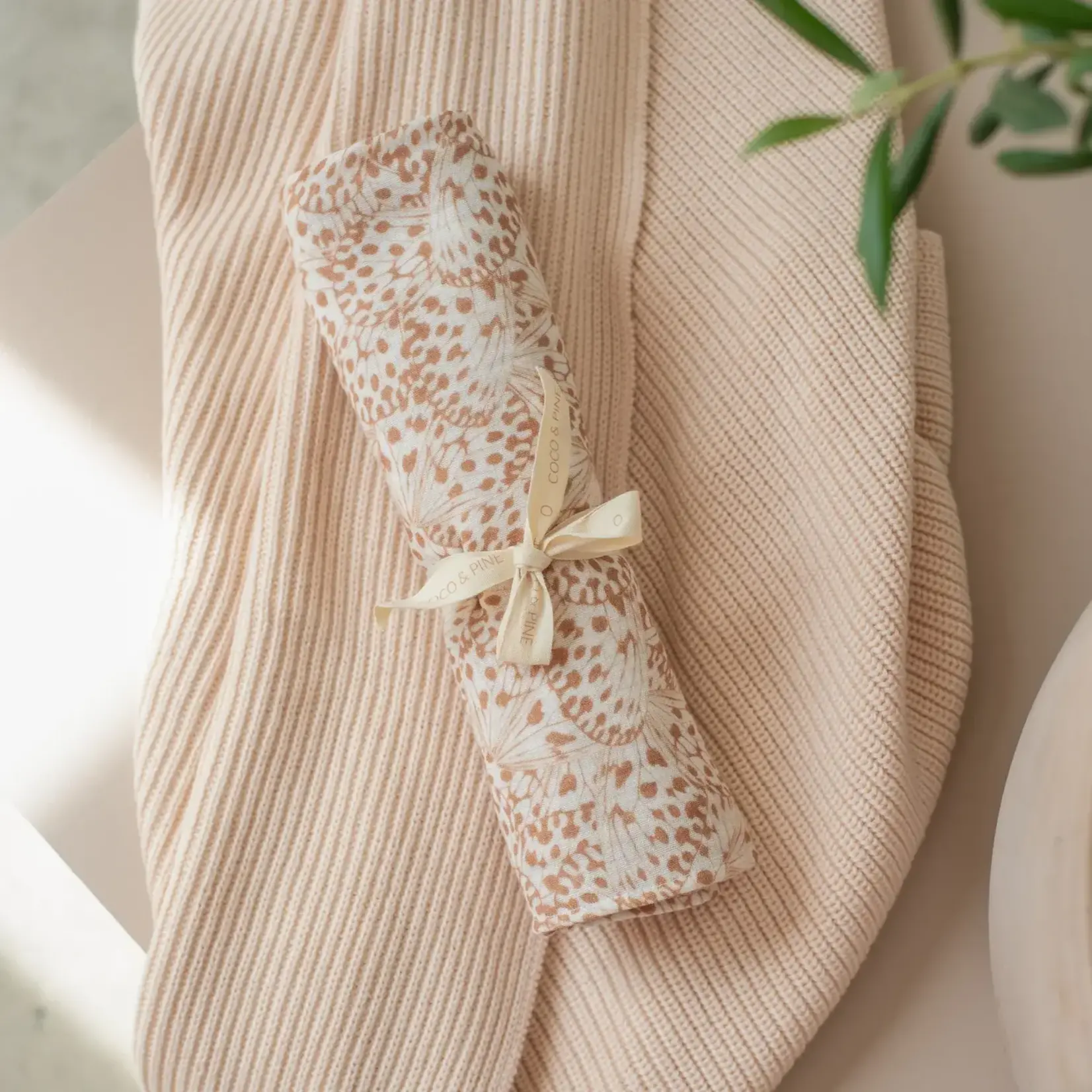 Coco&pine Jackie - Muslin swaddle print