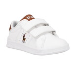 Ralph Lauren HERITAGE COURT III EZ T-White Smooth/Tan Burnished