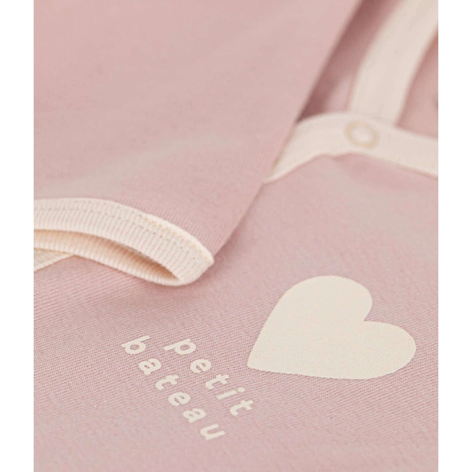 Petit Bateau Katoenen babypyjama roze SALINE