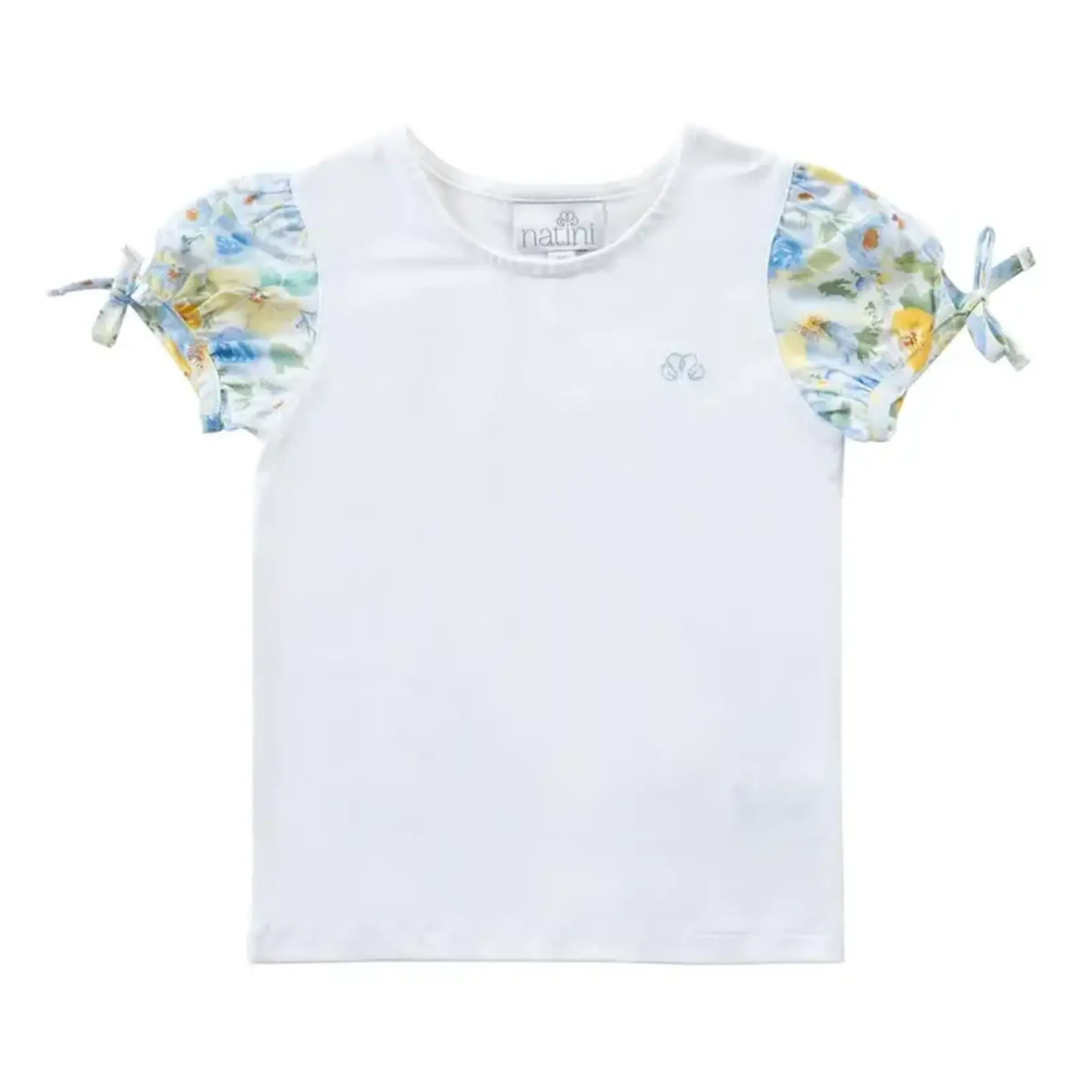 Natini TOP FLOWER  -  WHITE