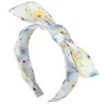 Natini HAIRBAND FLOWER  -  YELLOW-LIGHT BLUE